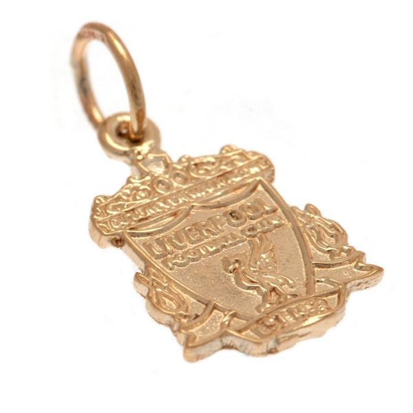 Liverpool 9ct Gold Pendant Crest Small