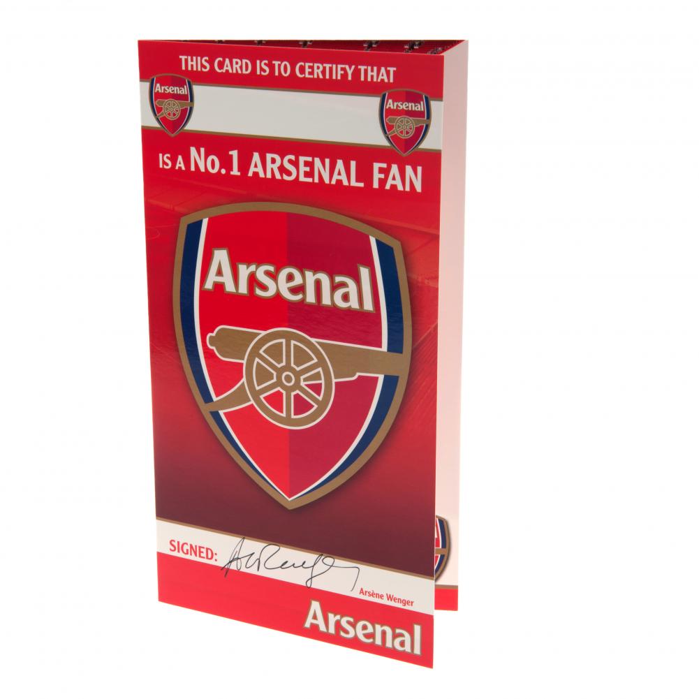 Arsenal Birthday Card No 1 Fan