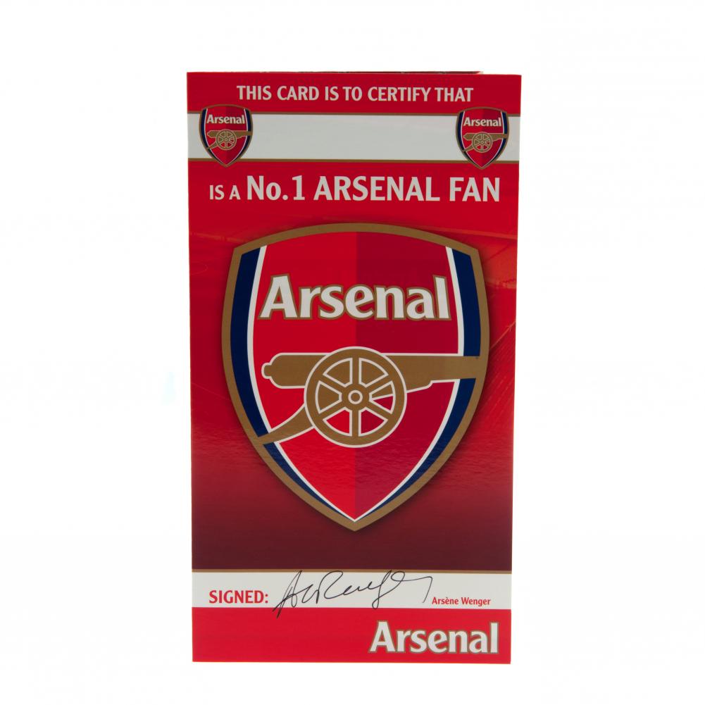 Arsenal Birthday Card No 1 Fan