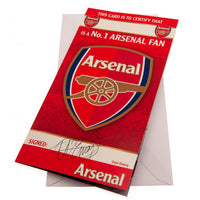 Arsenal Birthday Card No 1 Fan