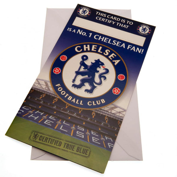 Chelsea Birthday Card No 1 Fan