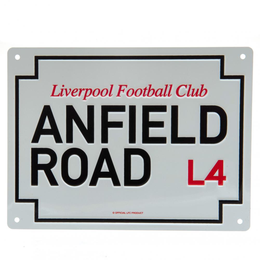 Liverpool Anfield Road Sign