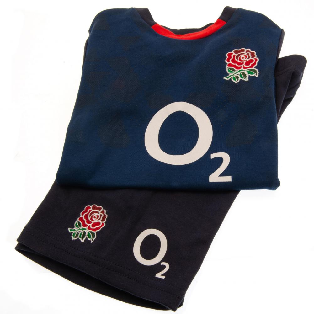 England Rugby Shirt & Short Set 9/12 mths NV