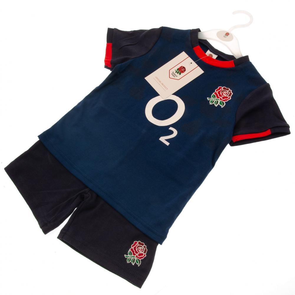 England Rugby Shirt & Short Set 9/12 mths NV