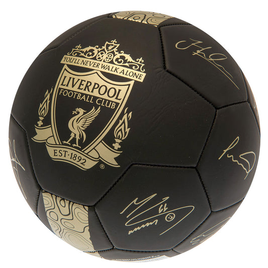 Liverpool Gold Phantom Signature Football