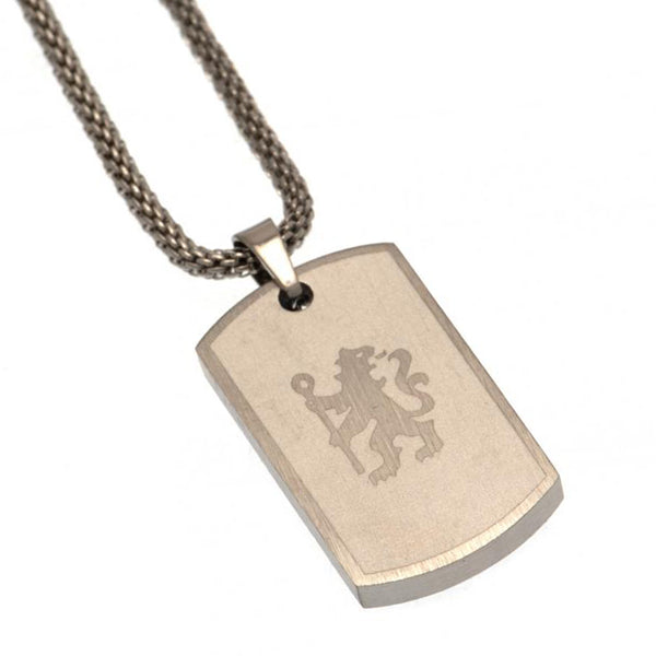 Chelsea Icon Dog Tag &amp; Chain
