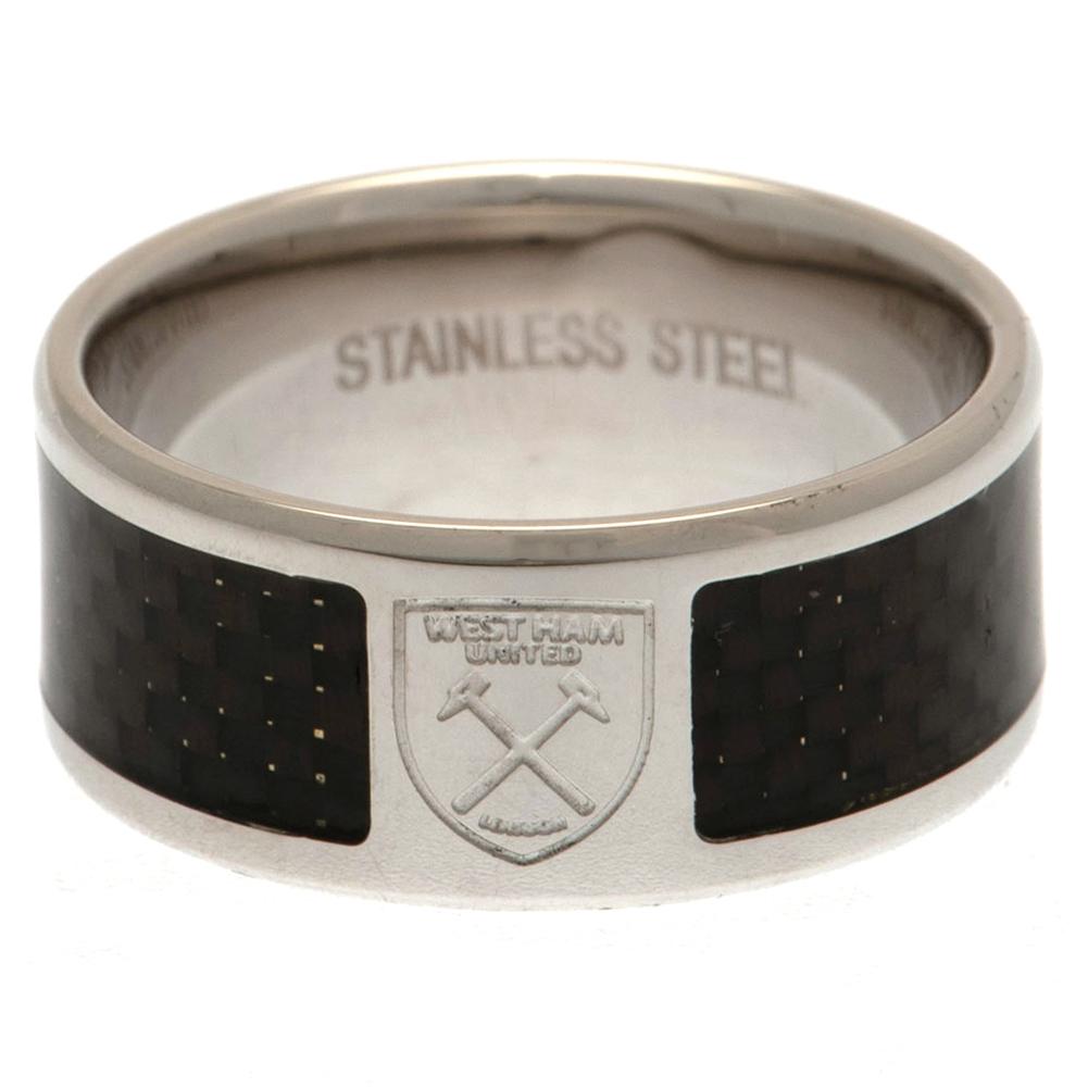 West Ham United Carbon Fibre Ring Medium