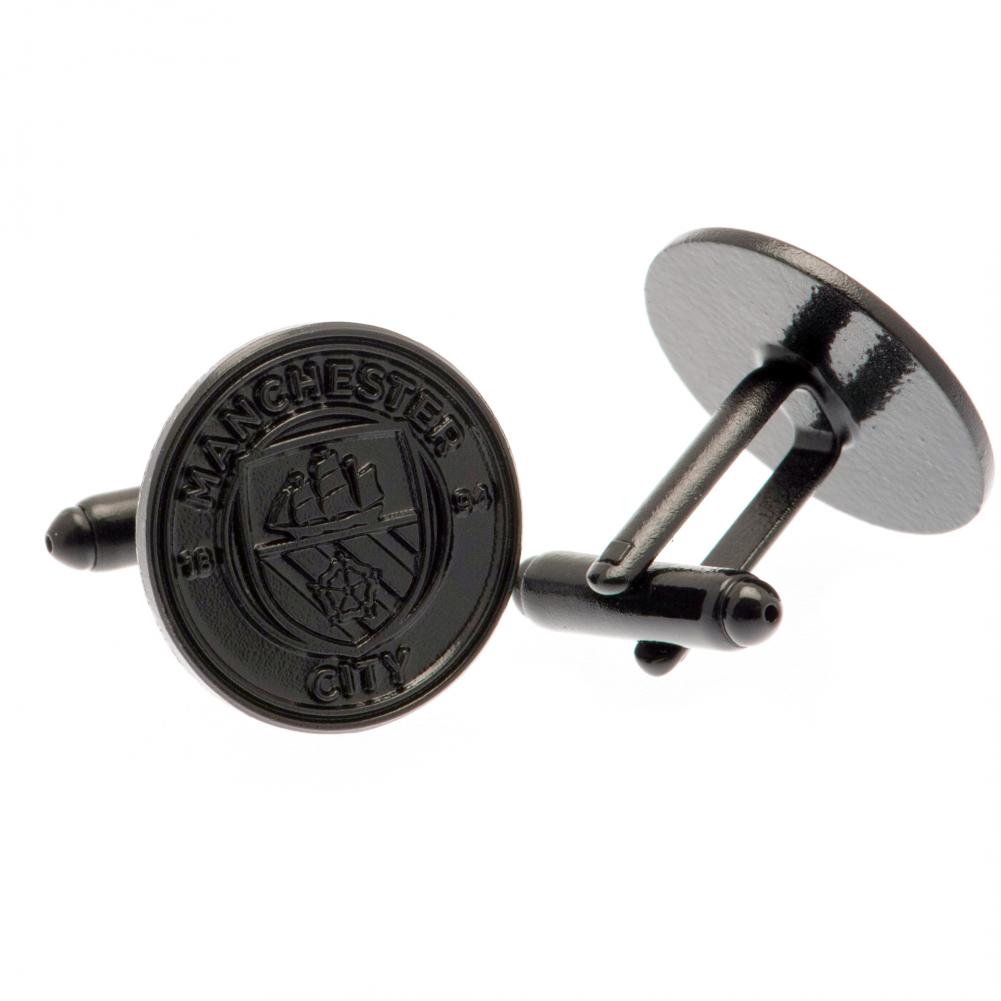 Manchester City Black IP Cufflinks