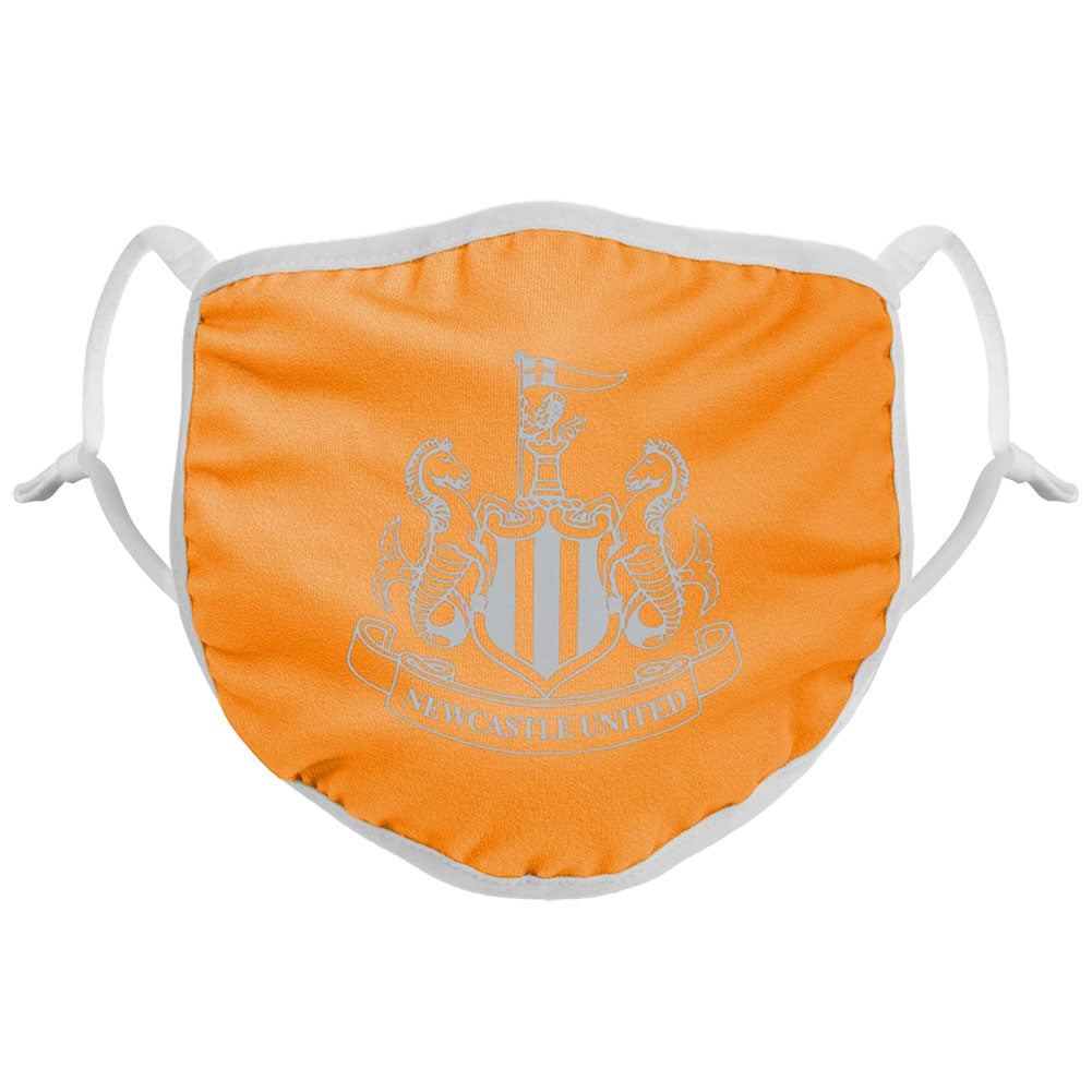 Newcastle United Reflective Face Covering Orange