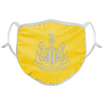 Newcastle United Reflective Face Covering Yellow