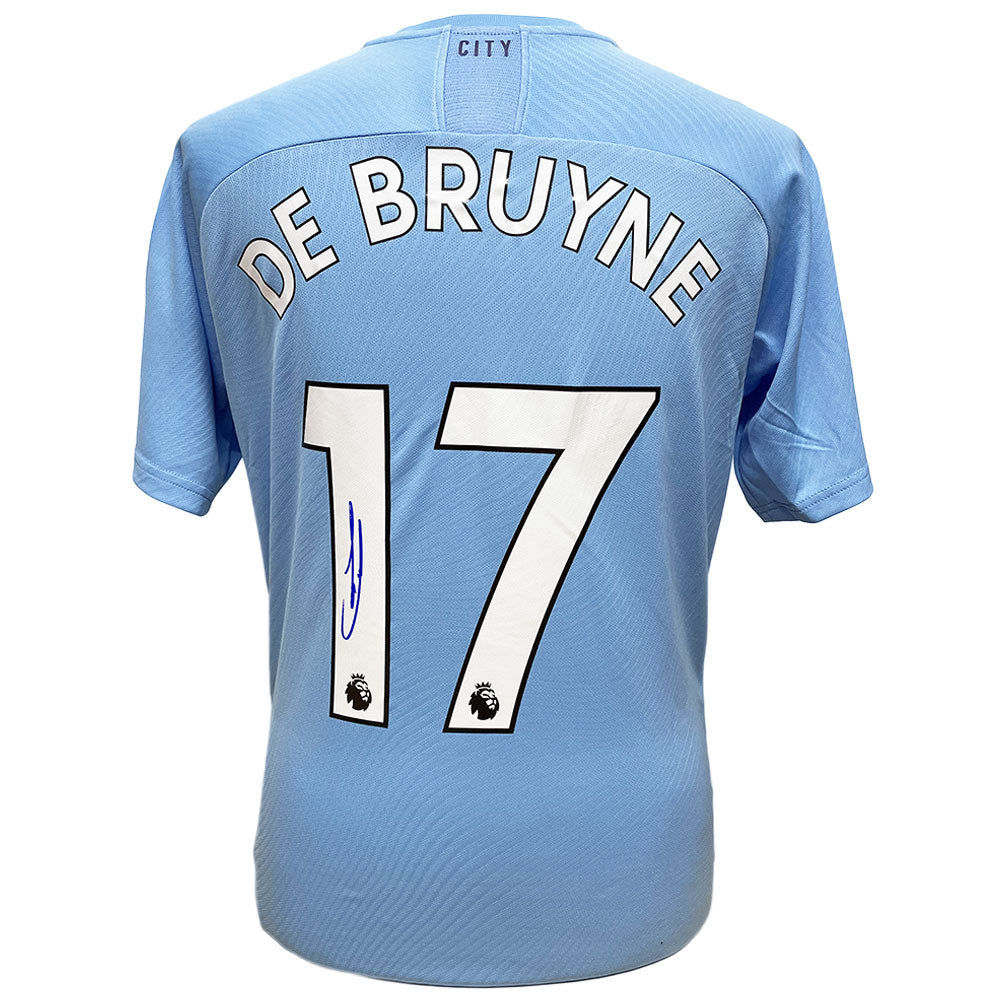 Manchester City De Bruyne Signed Shirt