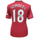 Manchester United Scholes Signed Shirt