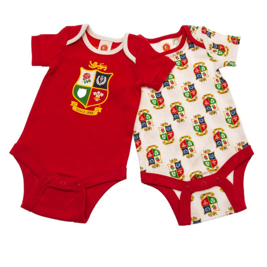 British &amp; Irish Lions 2 Pack Bodysuit 9-12 Mths