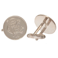 Rangers Silver Plated Formed Cufflinks