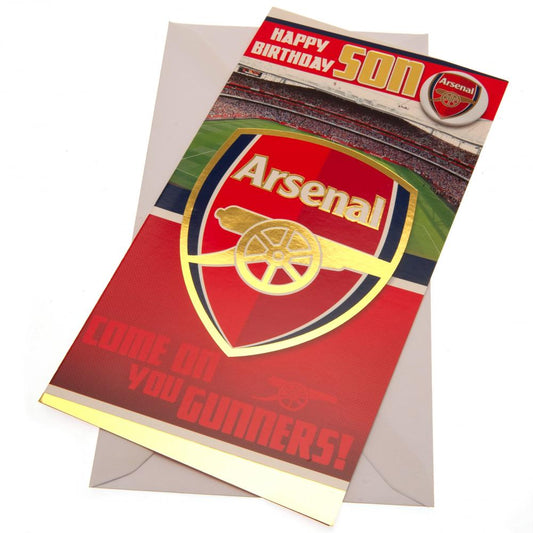 Arsenal Birthday Card Son