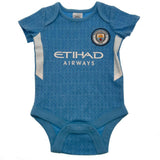 Manchester City 2 Pack Bodysuit 12-18 Mths SQ
