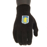 Aston Villa Knitted Gloves Junior