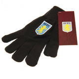 Aston Villa Knitted Gloves Junior