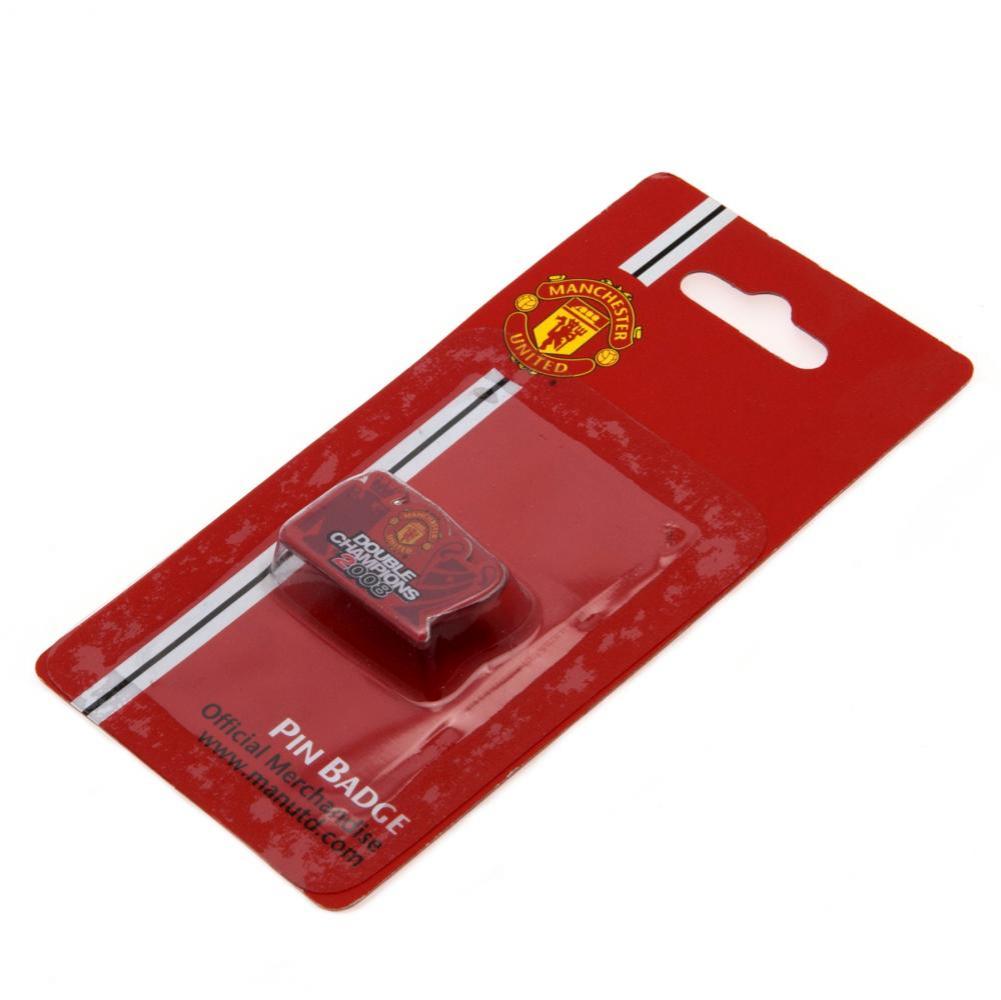 Manchester United Double Champions Badge