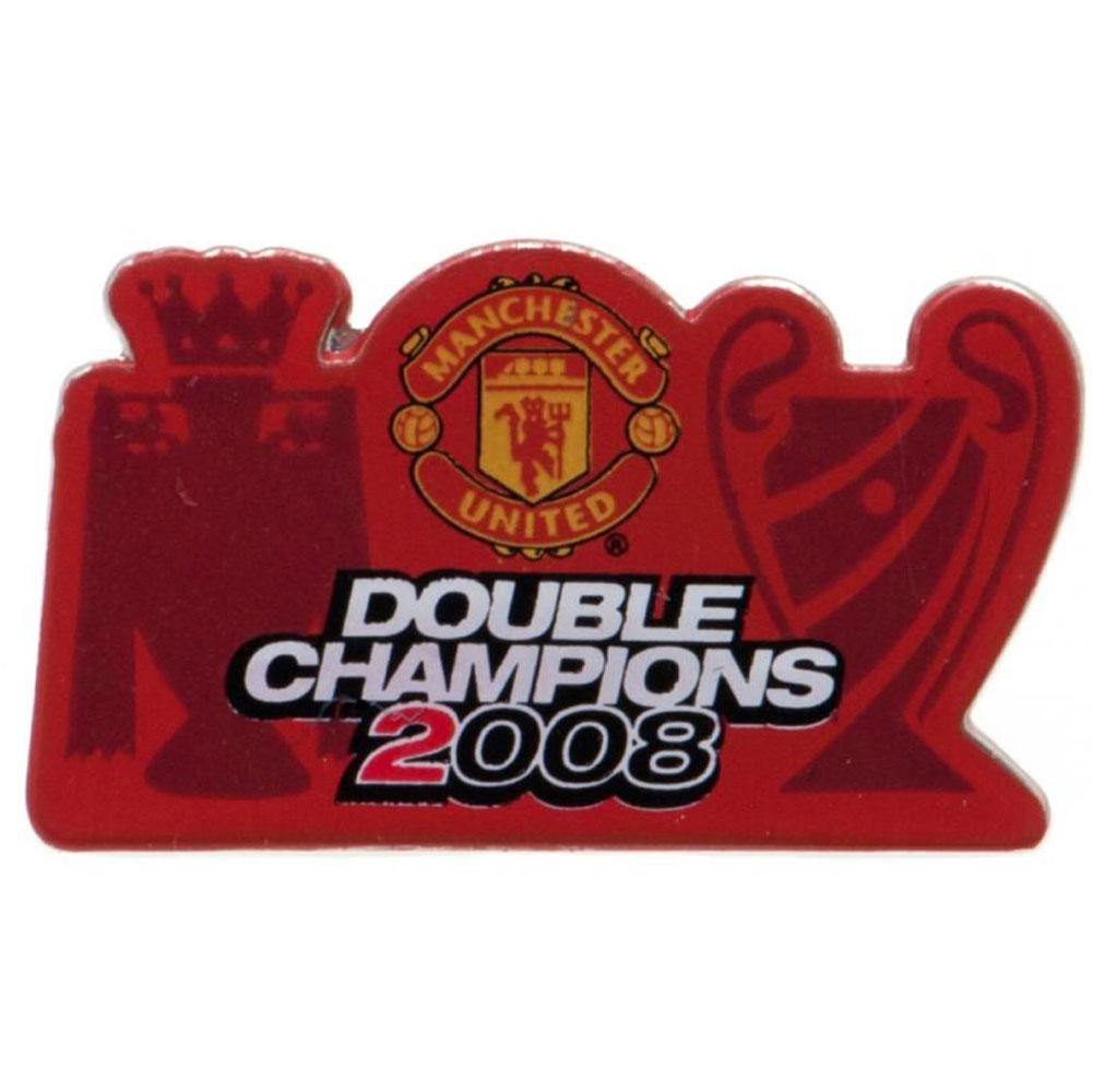 Manchester United Double Champions Badge