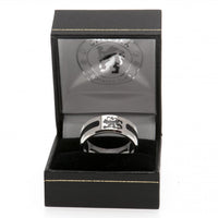 Chelsea Black Inlay Ring Large