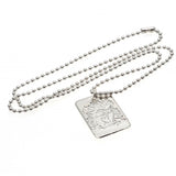 Liverpool Silver Plated Dog Tag &amp; Chain