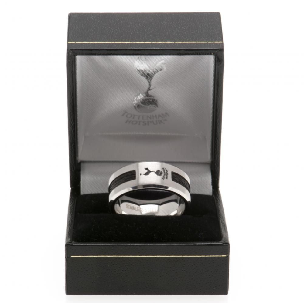 Tottenham Hotspur Black Inlay Ring Medium