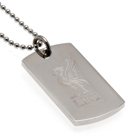 Liverpool Engraved Dog Tag & Chain LB