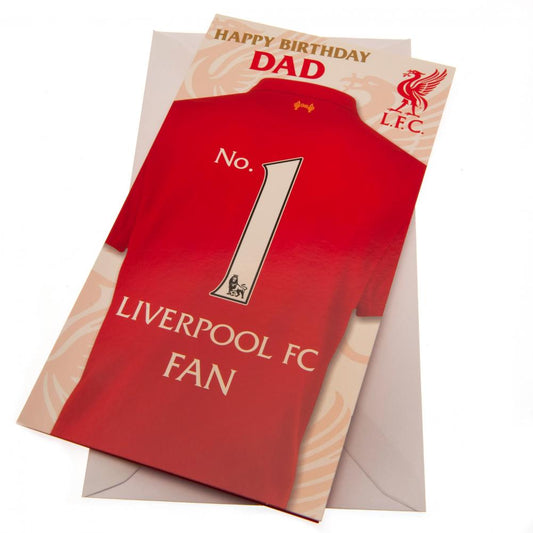 Liverpool Birthday Card Dad
