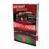 Arsenal Pop-Up Birthday Card