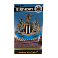 Newcastle United Birthday Card &amp; Badge