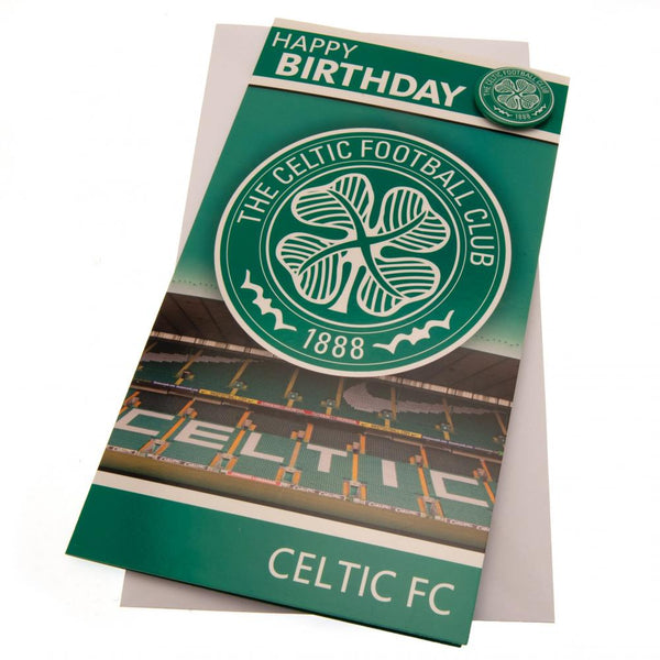 Celtic Birthday Card &amp; Badge