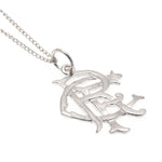Rangers Sterling Silver Pendant &amp; Chain