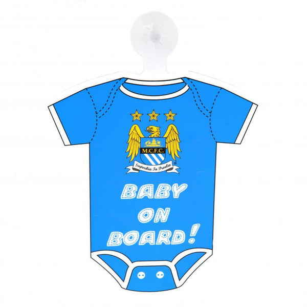 Manchester City Baby On Board Sign