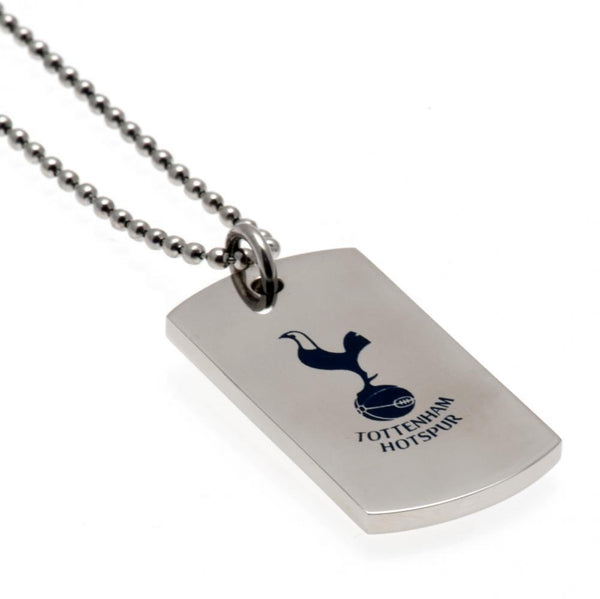 Tottenham Hotspur Colour Crest Dog Tag &amp; Chain