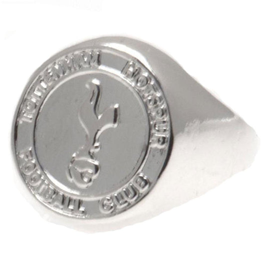 Tottenham Hotspur Silver Plated Crest Ring Medium