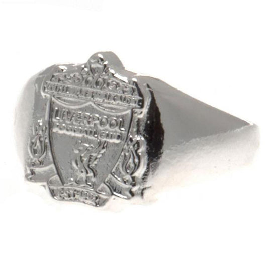 Liverpool Silver Plated Crest Ring Medium