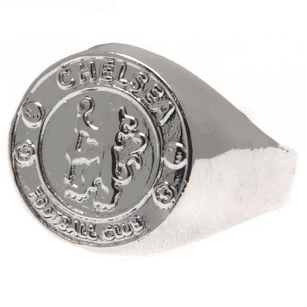 Chelsea Silver Plated Crest Ring Small