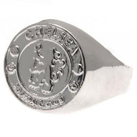 Chelsea Silver Plated Crest Ring Large