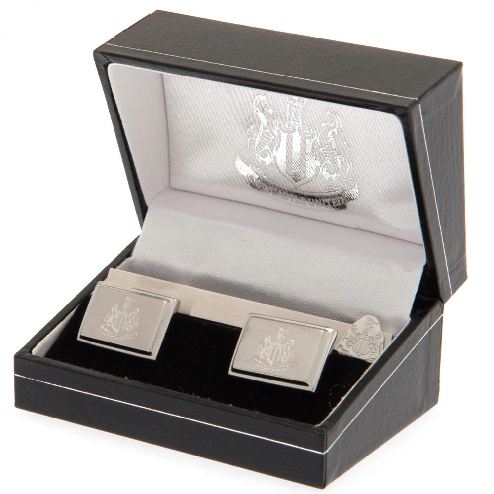 Newcastle United Tie Slide &amp; Cufflink Set