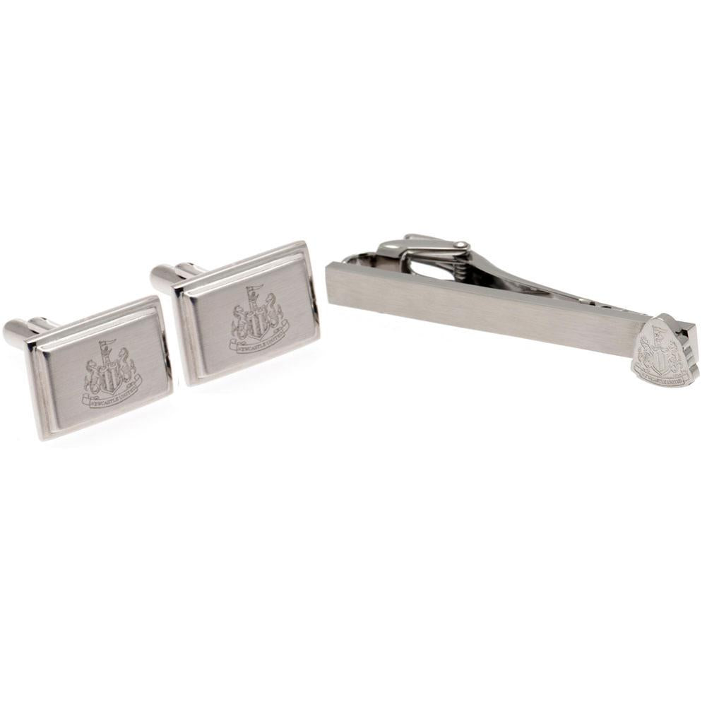 Newcastle United Tie Slide &amp; Cufflink Set