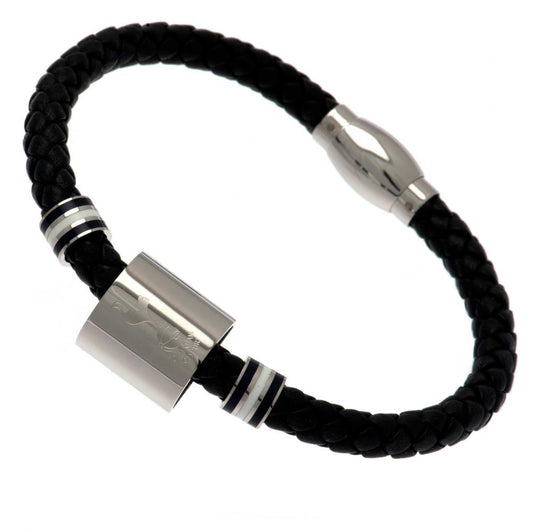Tottenham Hotspur Colour Ring Leather Bracelet