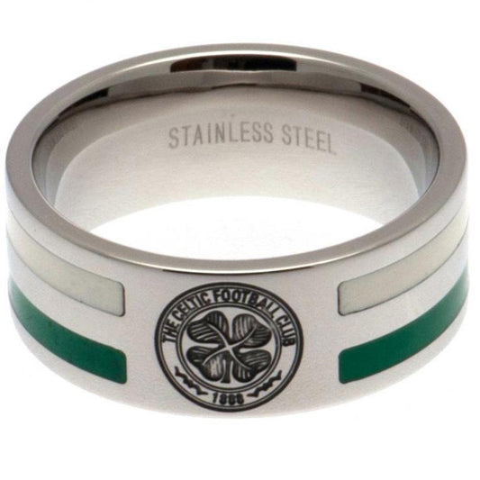 Celtic Colour Stripe Ring Medium