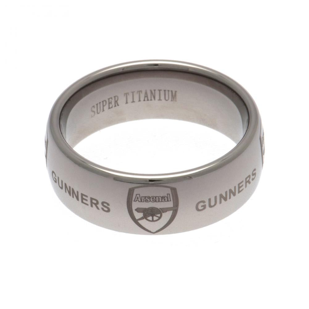 Arsenal Super Titanium Ring Small