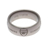 Arsenal Super Titanium Ring Small