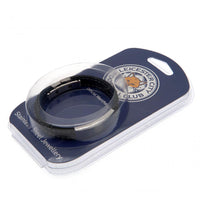 Leicester City Stitched Silicone Bracelet BK