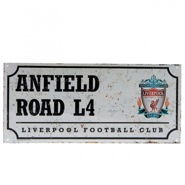 Liverpool Street Sign Retro