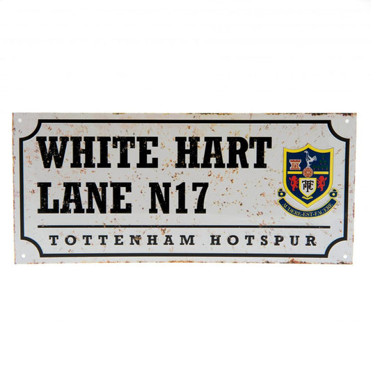 Tottenham Hotspur Street Sign Retro