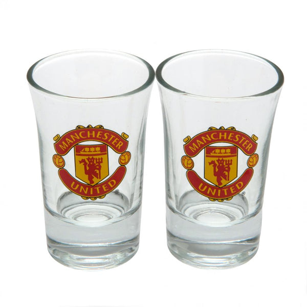 Manchester United 2pk Shot Glass Set