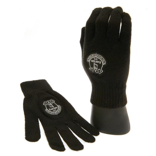 Everton Knitted Gloves Junior